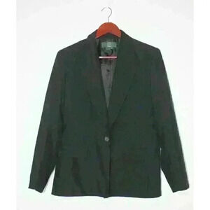 Vintage Orvis‎ Women Black Dress Casual Preppy Y2K Dress Blazer Women's Size 6
